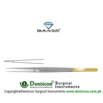 Diam-n-Dust™ Micro Suturing Forcep Straight - With Counter Balance Stainless Steel, 21 cm - 8 1/4"